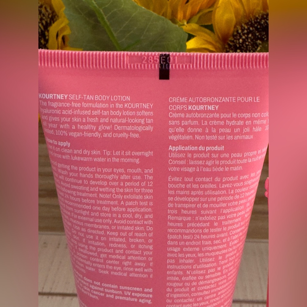 Kourtney Self Tan Body Lotion & Face Lotion - Picture 4 of 4